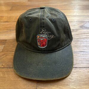 Elijah Craig Greyish Brown Embroidered Old Fashioned Cocktail Logo Baseball Cap